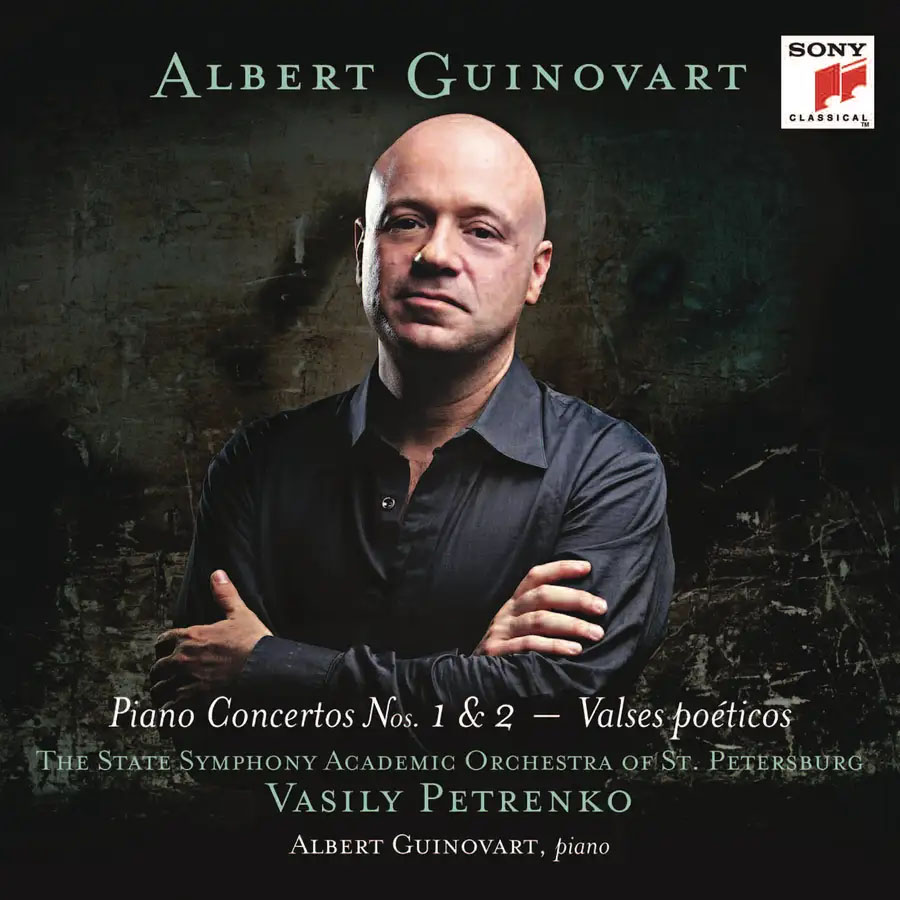 Vasily Petrenko and Boris Giltburg portrait for Beethoven Piano Concertos 3 & 4 album cover